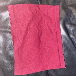 Maroon tube top